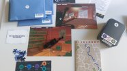 Viele Materialien des Escape Games, Schlüsselbox und Umschläge